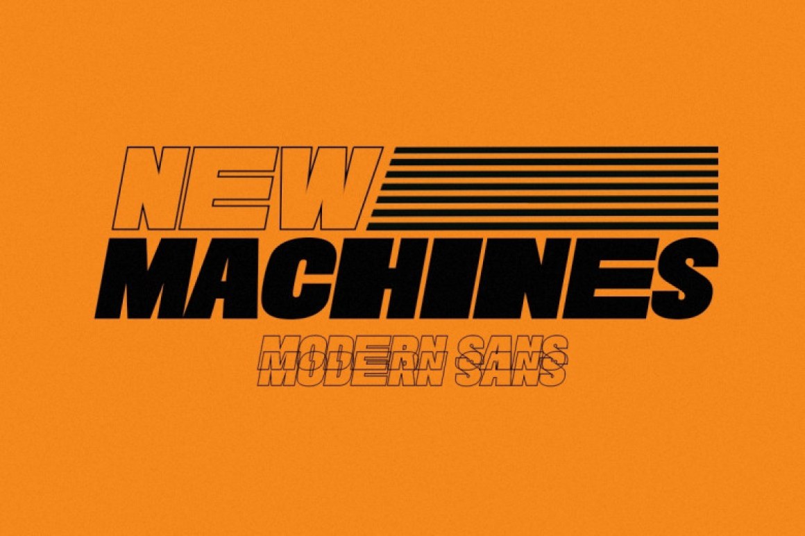 New Machines Font | Font Scoop