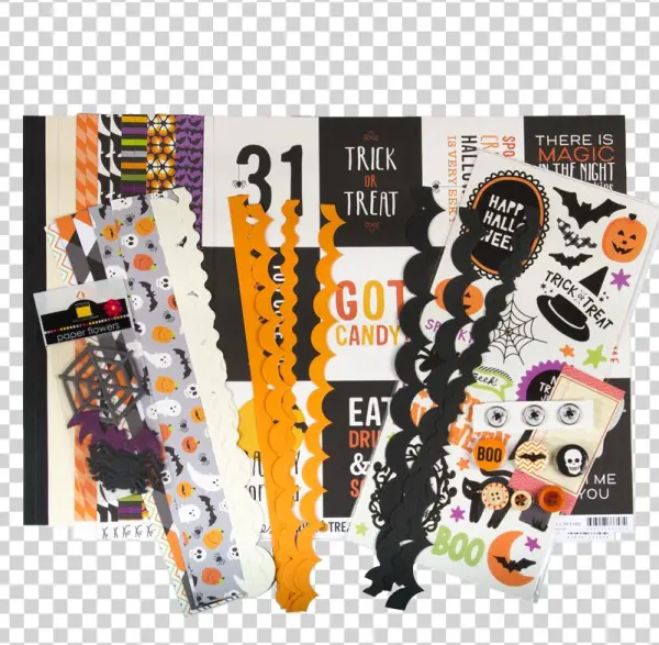 American Crafts Halloween Stickers 6"x12" 2/pkg-accents