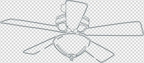 Fan Blue - Blue