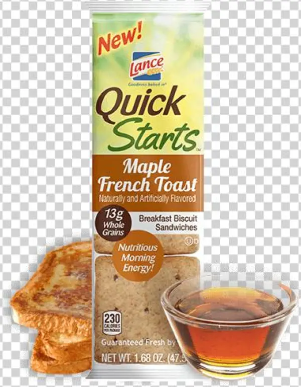 Lance Quick Starts Breakfast Biscuit Sandwiches, Maple
