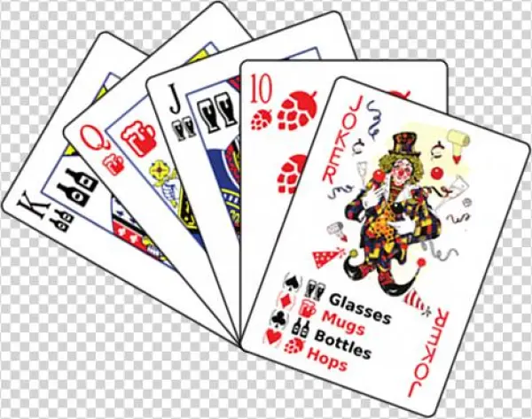 Normal Index Beer Theme - 12 Decks Poker Size Standard Index Playing Cards By