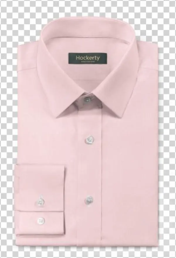 Pink Shirt - Custom Wedding Tuxedo - White French Cuff Linen Shirt