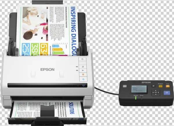 Previous - Epson Workforce Ds-530n - 600 Dpi X 600 Dpi - Document