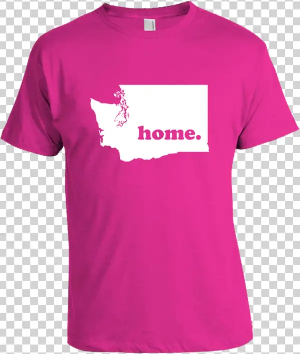 Washington - Home State- White On Gray - Lantern Press