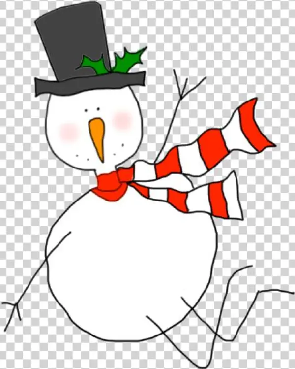 Yippe Skippe Snowman - Cartoon
