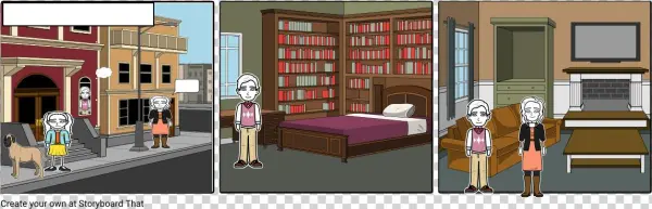 A Person Doesn`t Have Shadow - Storyboard