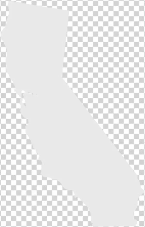 California - Home State - White On Gray - Lantern Press