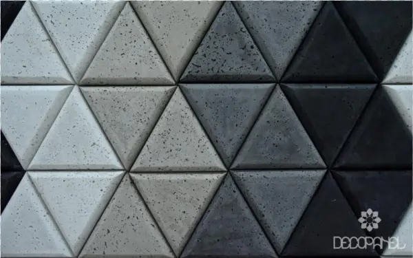 Dekoracyjna Płytka Z Betonu Architektonicznego Triangle