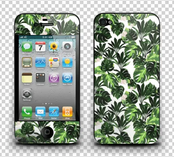 Hojas Verdes - Iphone 4
