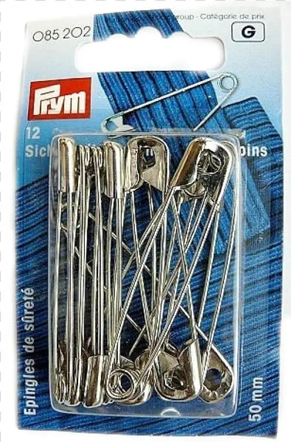 Prym 085440 Safety Pins With Coil Hardened Steel 23mm,