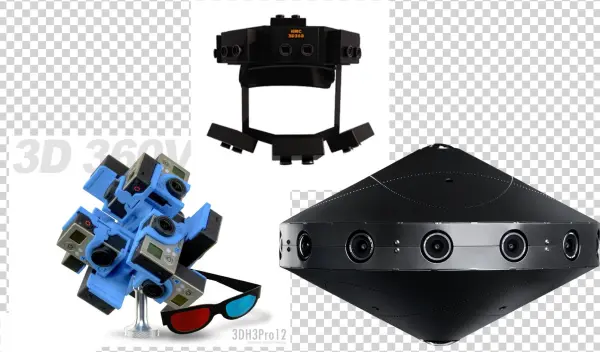Stereo Cam - 360heros 3dpro12 | 3d Full Spherical 360 Video Gear