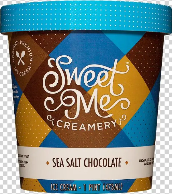Sweet Me Creamery Ice Cream Creamy Dark Chocolate Mint,