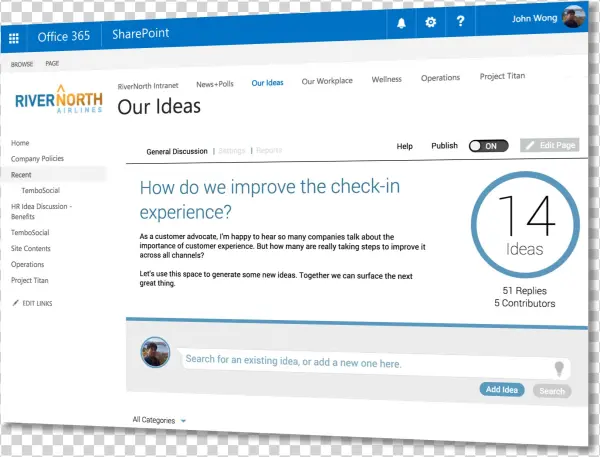 Tembosocial Ideas For Sharepoint And Office