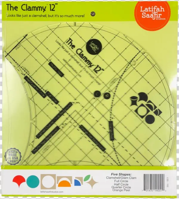 The Clammy 12" - Clammy 12 Inch Template By Latifah Saafir Studios (lss-100)