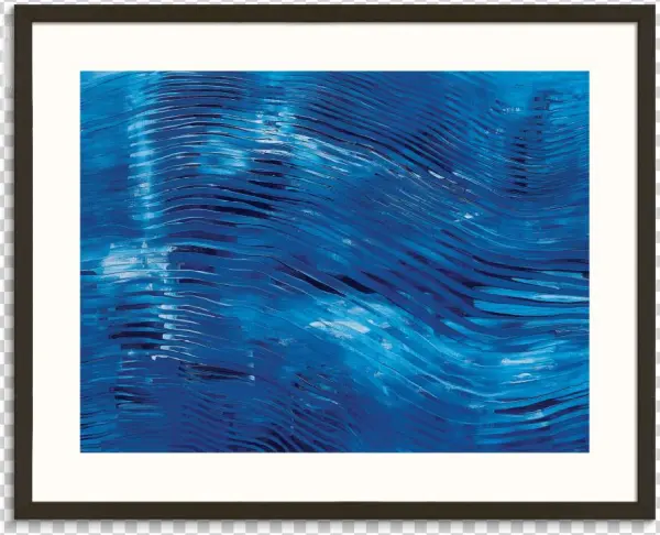 Artist Lane Blue Washed By Rebecca Vincent Painting