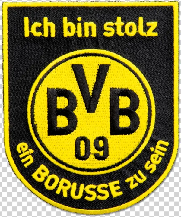 Borussia Dortmund Borusse Patch Badge 4 Inch &ndash
