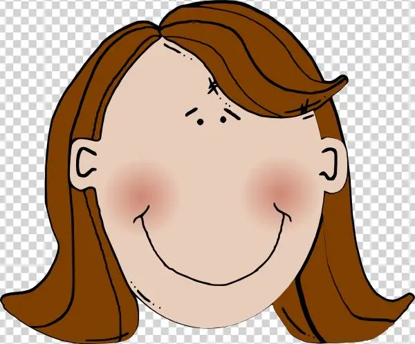 Brown Hair Clip Art