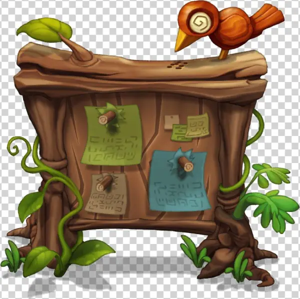 Bulletin Board - Illustration