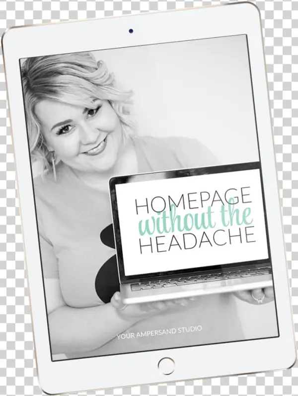 Homepage Without The Headache Workbook - Sketch