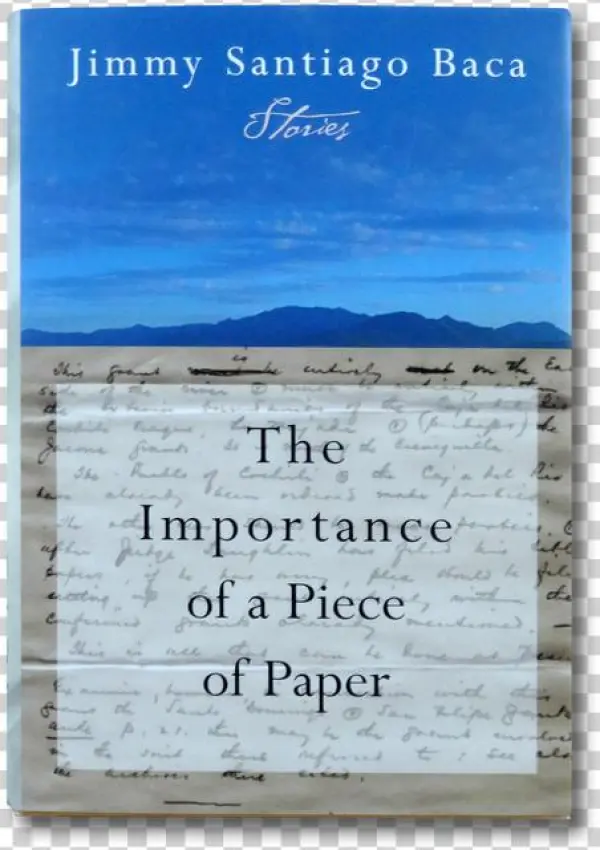 Importance Of A Piece Of Paper [book]