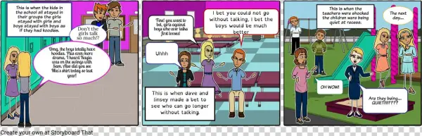 No Talking - Cartoon