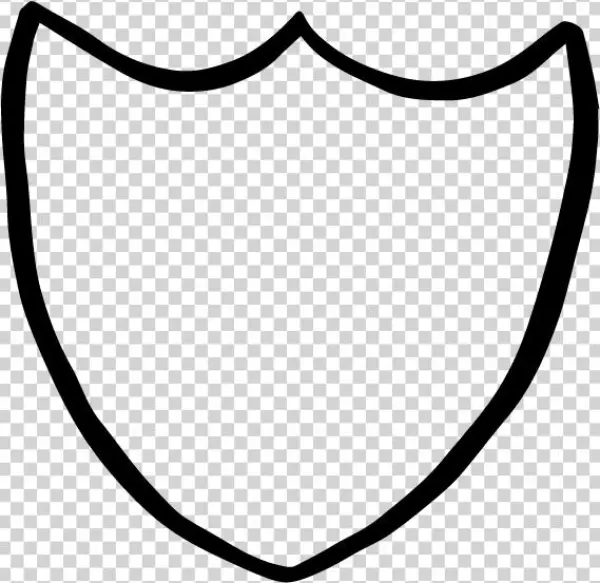 Pointy Crest - Line Art