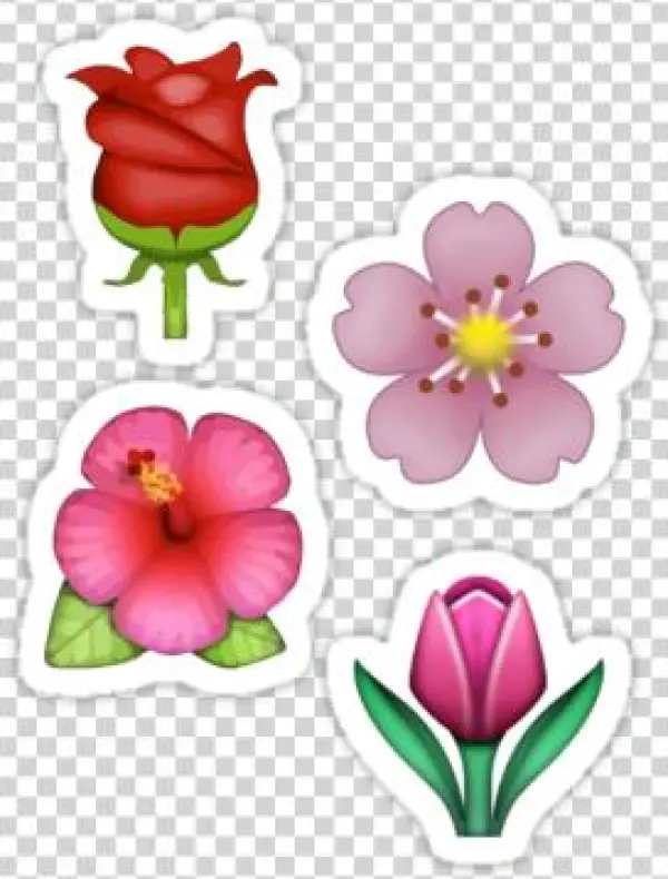 Rose Download - Emoji Large Tote Bag, Adult Unisex,