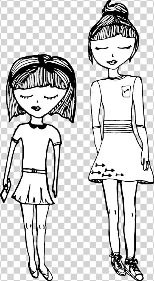 Rosy And Jet Just The Two Girls