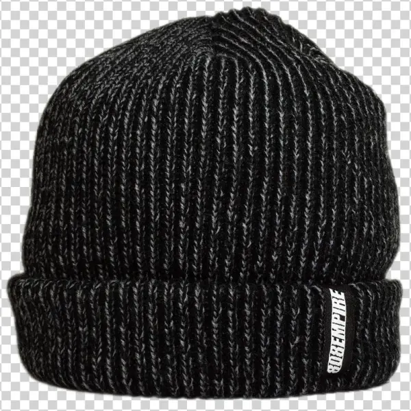 Teal Beanie Black Beanie