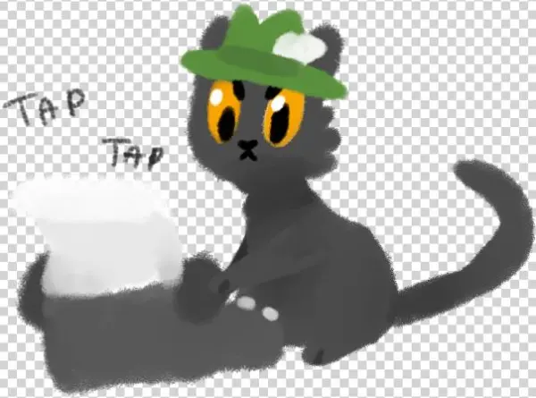 Typing Typing Typing All Night Long - Cartoon