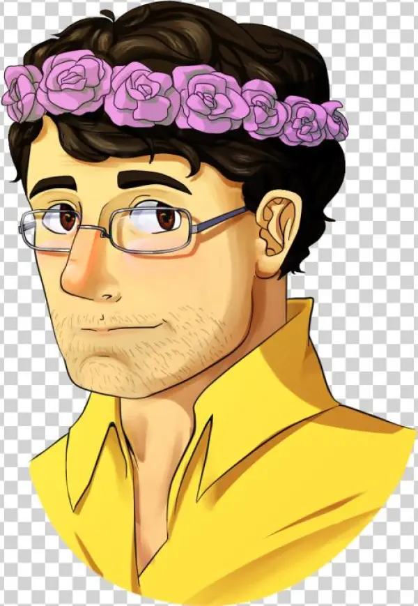 A Portrait Of Bruce Banner Wearing A Yellow Shirt And - Cartoon