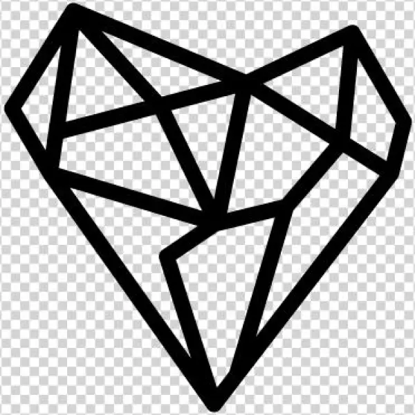 Black Heart Icon Png