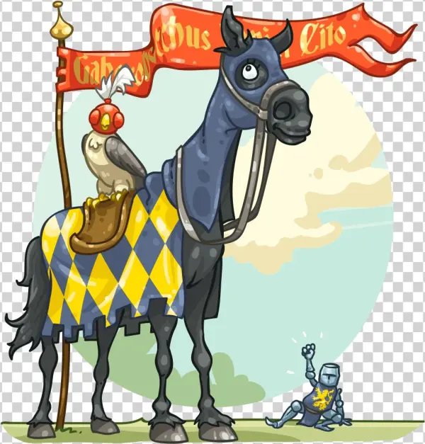 Black Knight July - Cartoon