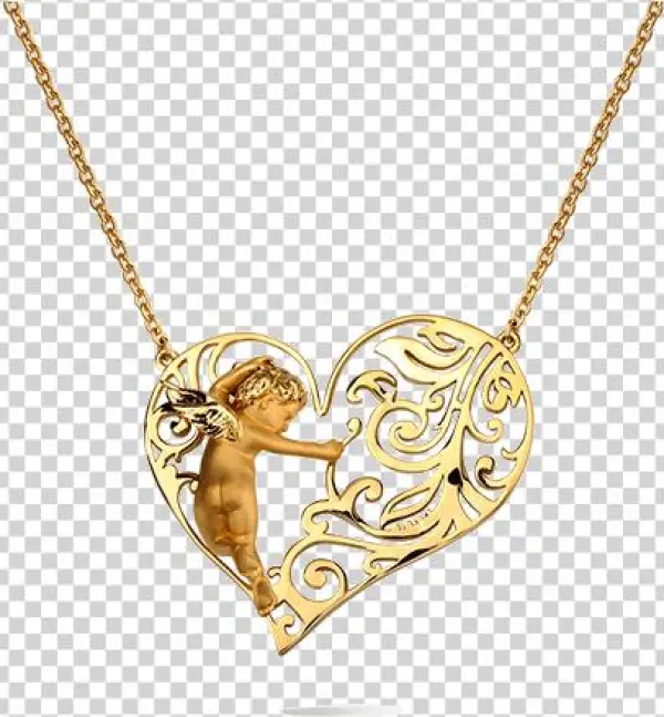 Colgante Corazón Angelitos - Jewellery