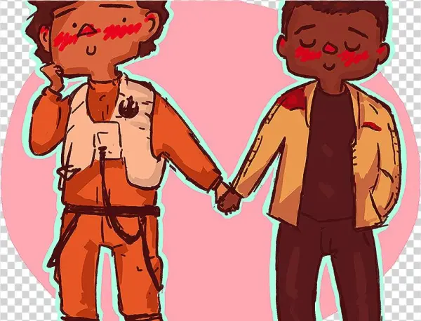 Finn And Poe Are Secretly In Love - Cartoon