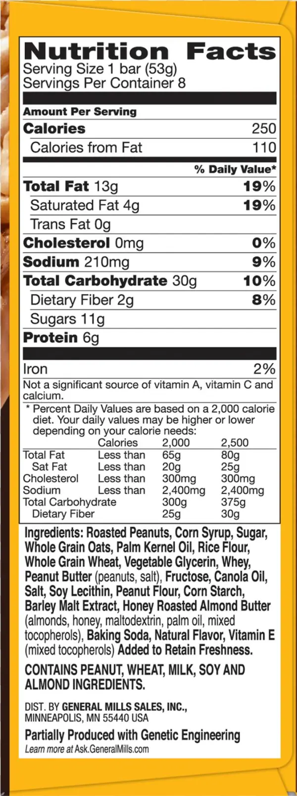 Nature Valley Xl Bar Granola Bars, Chewy, Sweet &