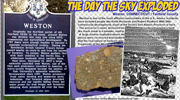 Poster: Van Ravenswaay's 1872 Meteorite Explosion,