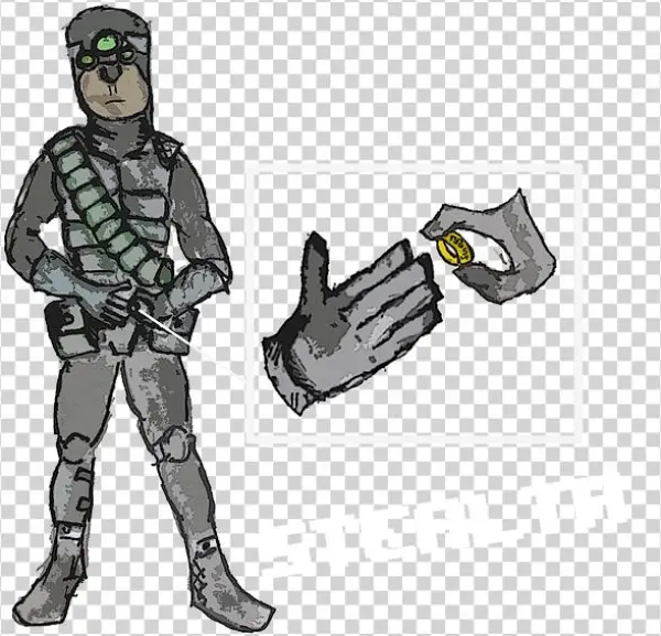 Sam Fisher The One Ring - Cartoon