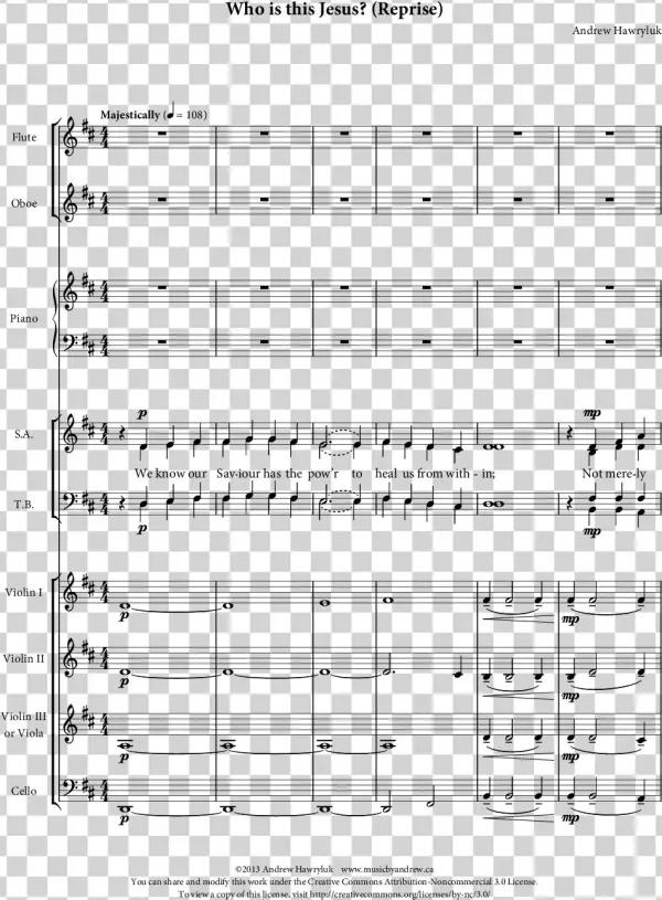 Sheet Music Picture - Number