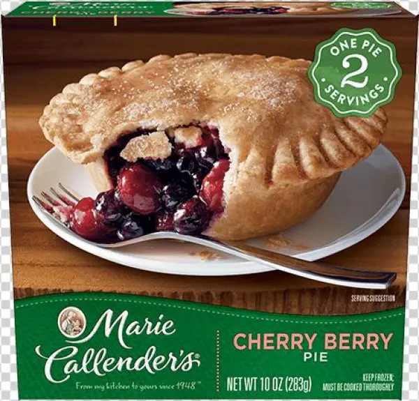 Small Cherry Berry Pie - Marie Callenders Country Fried Pork Chop & Gravy