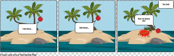 The Lonely Apple - Storyboard