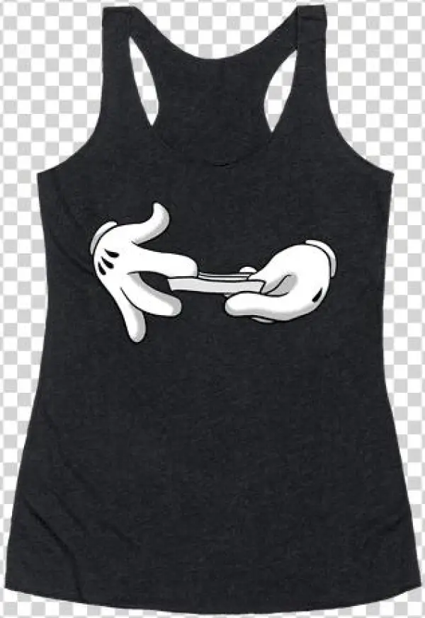 Tokey Mouse Racerback Tank Top - You Don't Like Weed? I'll Get A-bong Racerback Tank