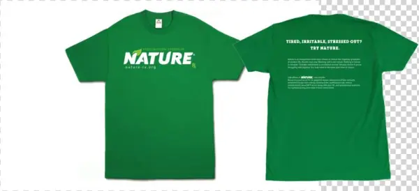Eco Friendly "side Effects Of Nature" T Shirts