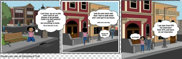 Efn Car Insurance - Cartoon