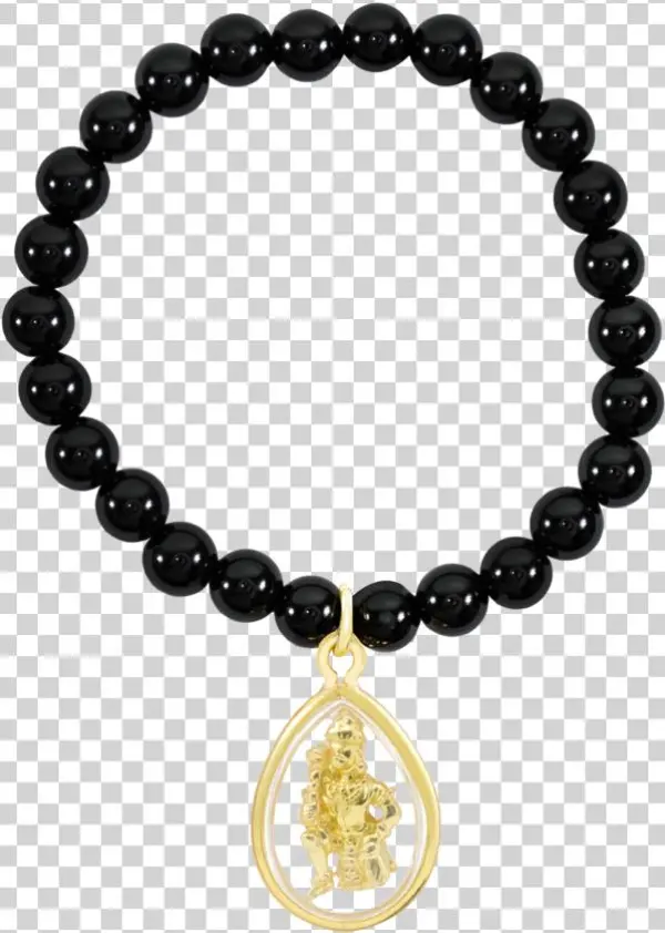 Handmade Bracelet - King Baby Sterling Silver Pave Crowned Heart Pendant