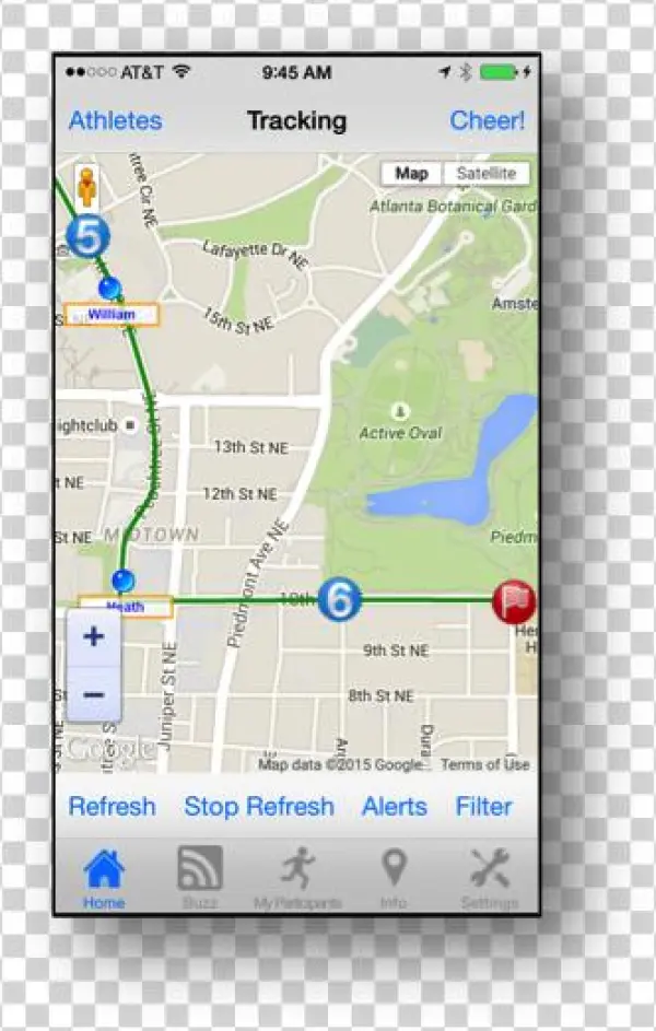 Peachtree - Map