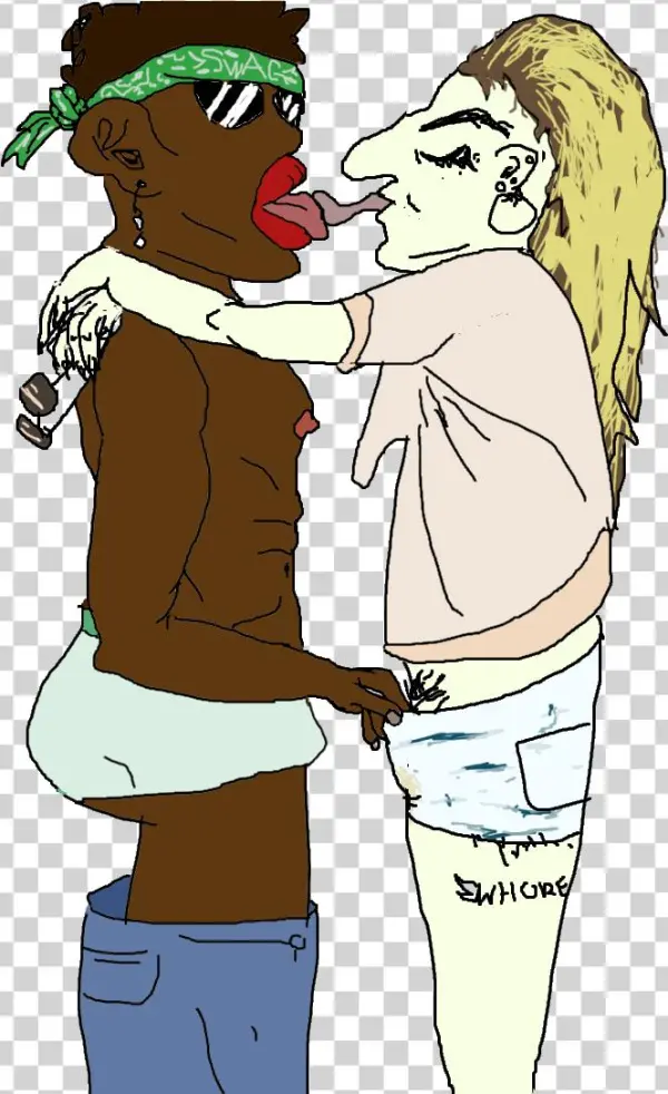 155kib, 792x1086, Lmao U Madd Wh8te Nigger2 - Cartoon
