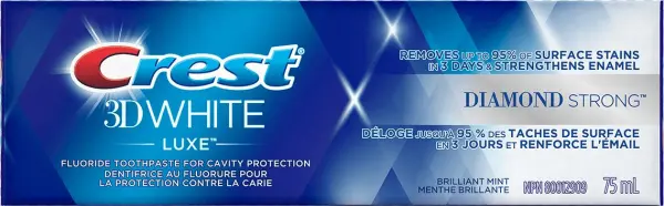 3d White Luxe Crest 3d White Luxe Diamond Strong Toothpaste,