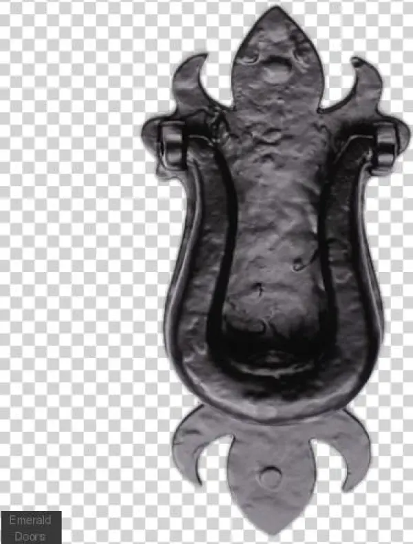 Antique Black U Door Knocker - Ludlow Foundries Door Knocker - 200mm X 800mm - Black