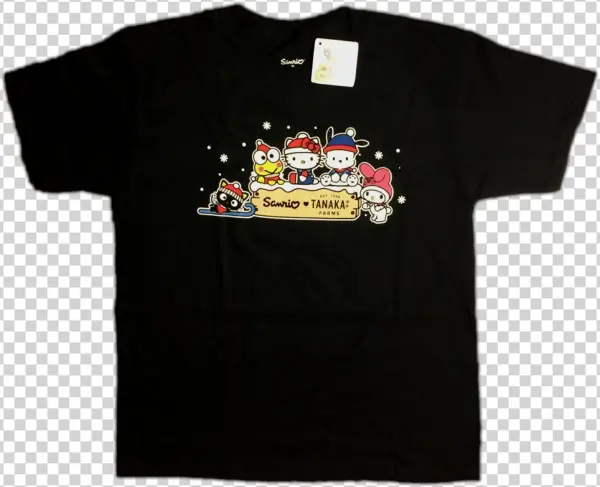 Black "snow Day" T-shirt